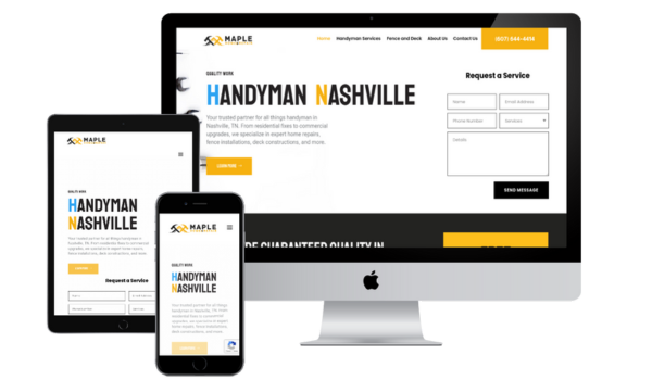 Handyman Nashville Website design