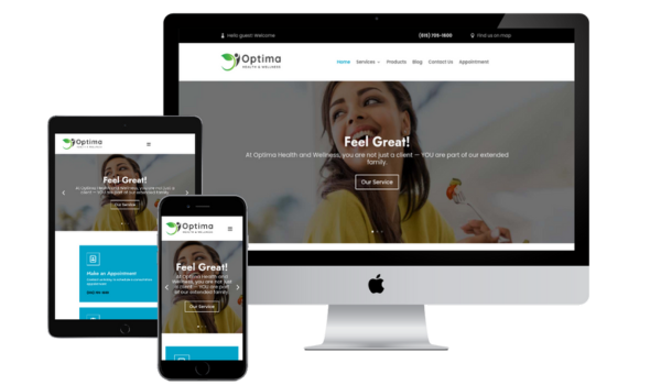 Health and wellness website design nashville